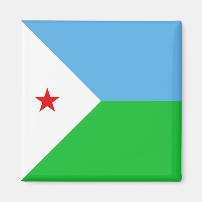 Djibouti Flag Magnet (Front)