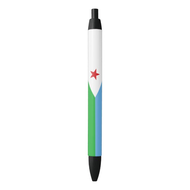 Djibouti Flag Pen (Front Vertical)