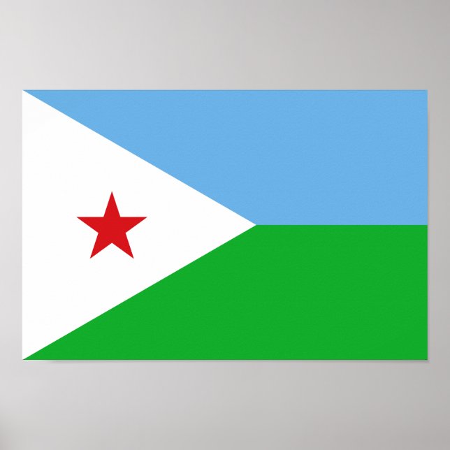Djibouti Flag Poster (Front)