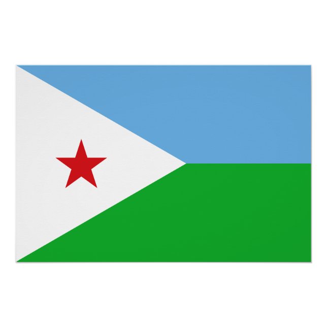 Djibouti Flag Poster (Front)