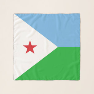 Djibouti flag scarf