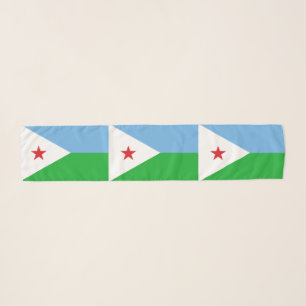Djibouti Flag Scarf