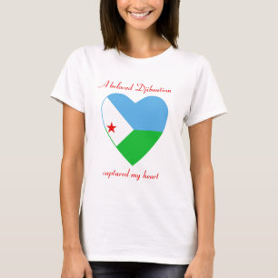 Djibouti Flag Sweetheart T-Shirt