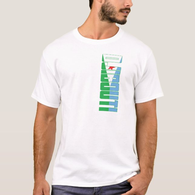 Djibouti Flag T-Shirt (Front)