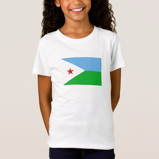 Djibouti Flag T-Shirt (Front)