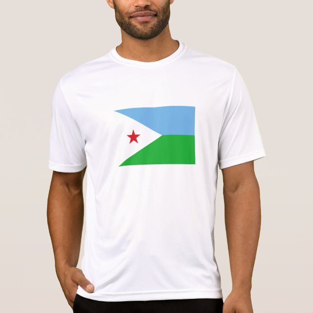 Djibouti Flag T-Shirt (Front)