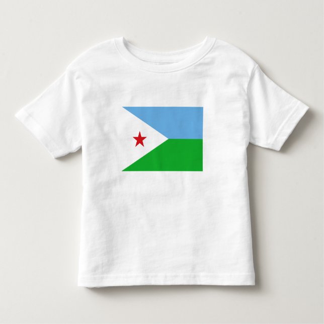 Djibouti Flag Toddler T-shirt (Front)