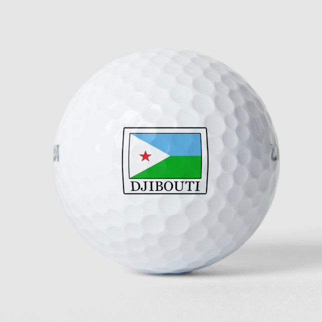 Djibouti Golf Balls (Front)