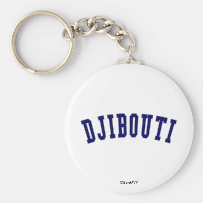 Djibouti Key Chain