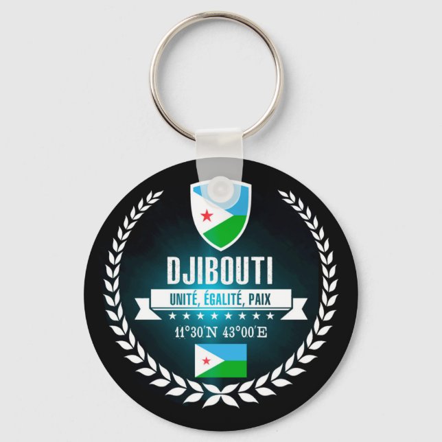 Djibouti Keychain (Front)