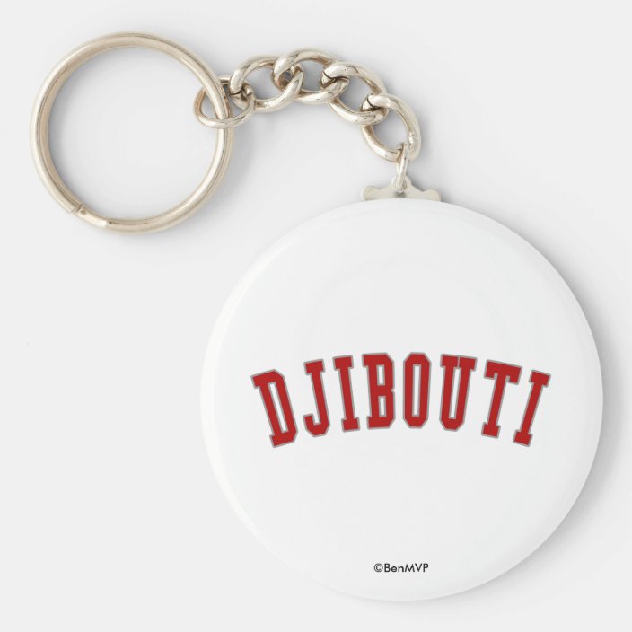 Djibouti Keychain