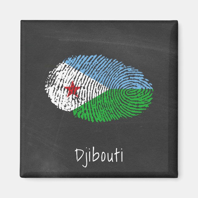 Djibouti Magnet (Front)
