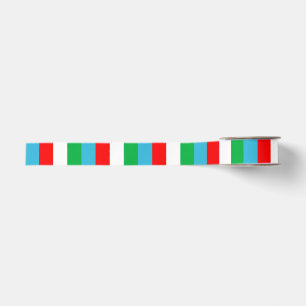 Djibouti Uzbekistan Equatorial Guinea flag stripes Grosgrain Ribbon