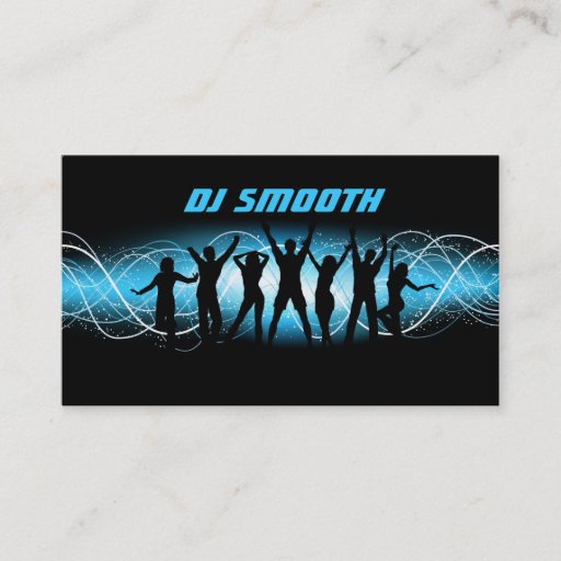 Customizable DJ's Business Card