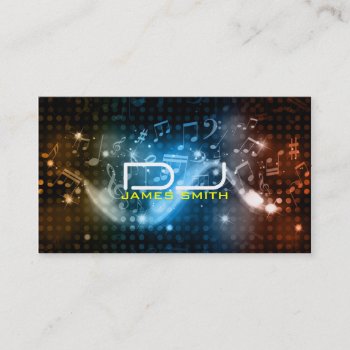 Dj's Business Card by Kjpargeter at Zazzle