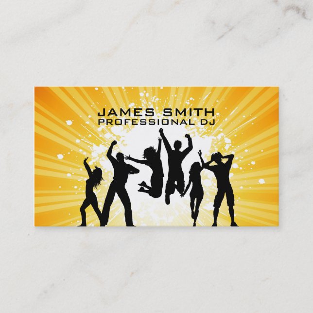 DJ's Business Card (Front)