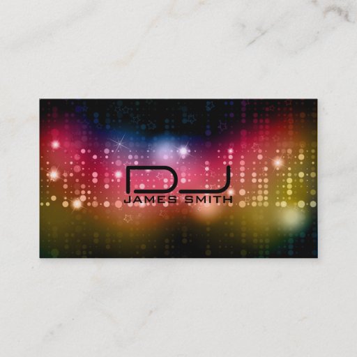 Customizable DJ's Business Card