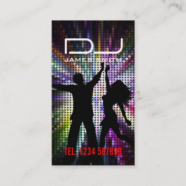 DJ's Business Card (Front)