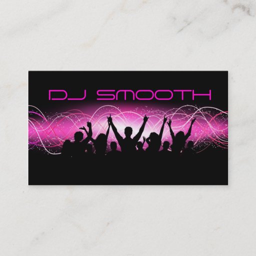 Customizable DJ's Business Card