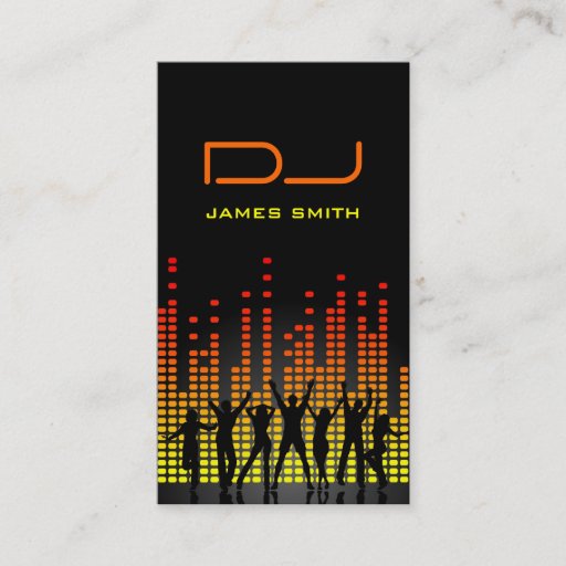 Customizable DJ's Business Card