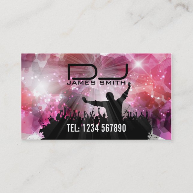 DJ's Business Card (Front)