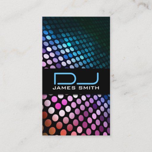 Customizable DJ's Business Card