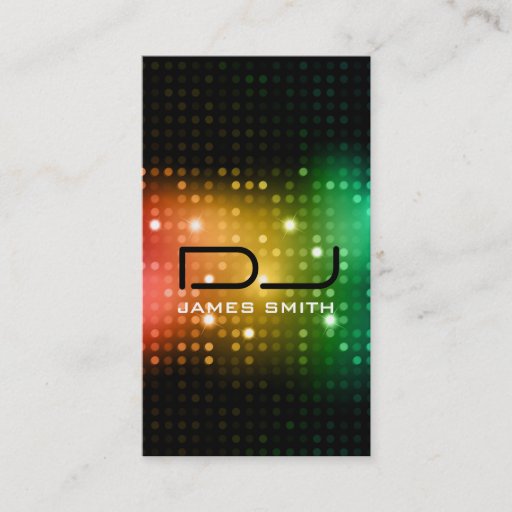 Customizable DJ's Business Card