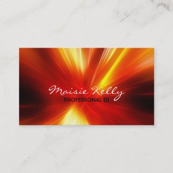 Dj's Business Card by Kjpargeter at Zazzle