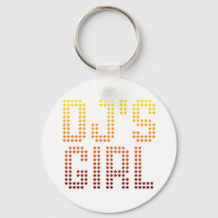 DJs Girl Keychain