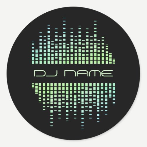 DJs Music Producer Remixer Classic Round Sticker
