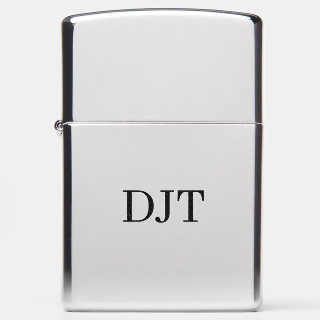 DJT Initials – Premium Monogram Lighter (Front)
