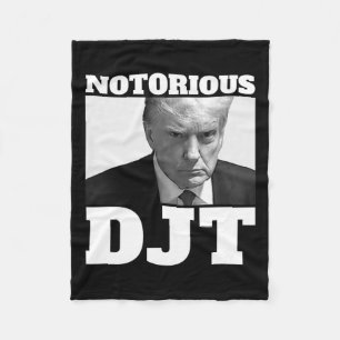 Djt President Trump 2024 Trump Mugshot Fleece Blanket