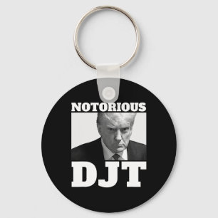 Djt President Trump 2024 Trump Mugshot  Keychain