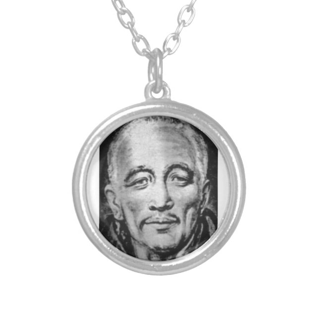 djwhal khul ascended master silver plated necklace (Front)