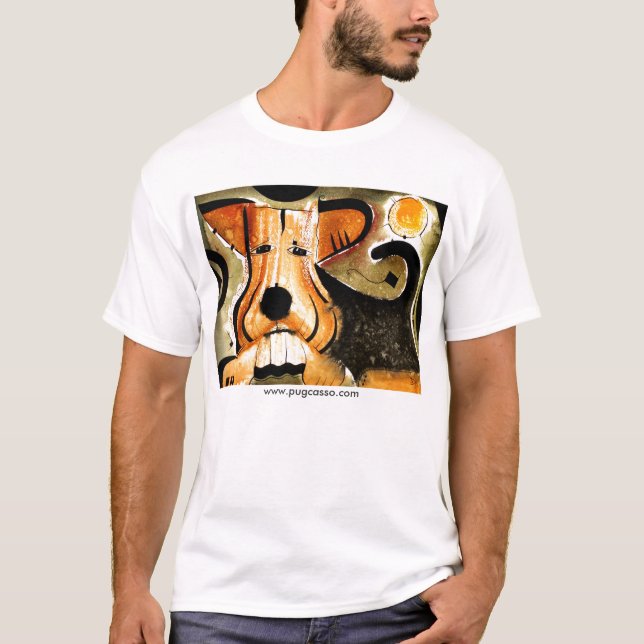 dk_2006jan4j, www.pugcasso.com T-Shirt (Front)