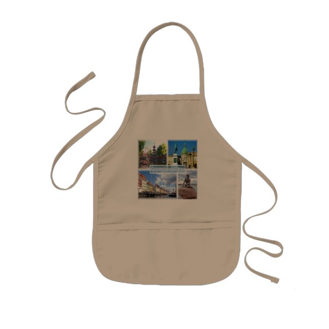 DK Copenhagen - Tivoli Garden - Amalienborg County Kids' Apron (Front)