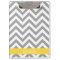 Dk Gray White LG Chevron Pineapple Name Monogram