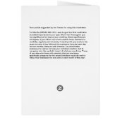 DK Meditation Series: Meditation I - CARD (Back)