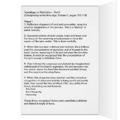 DK Meditation Series: Meditation I - CARD (Inside (Left))