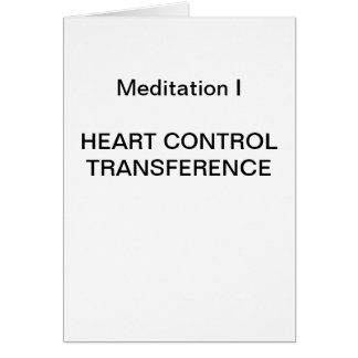 DK Meditation Series: Meditation I - CARD