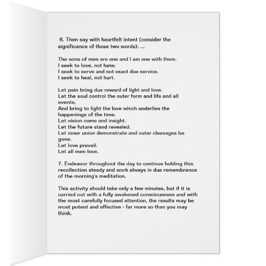 DK Meditation Series: Meditation I - CARD (Inside (Right))