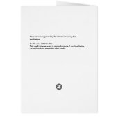 DK Meditation Series: Meditation II - CARD (Back)