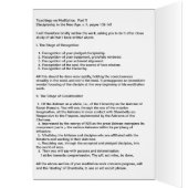 DK Meditation Series: Meditation IV - CARD (Inside (Left))