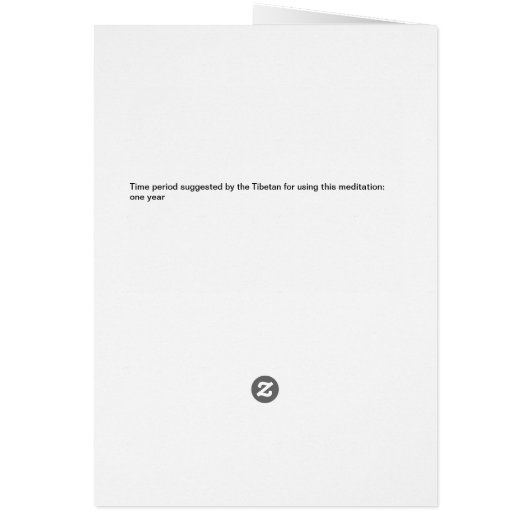 DK Meditation Series: Meditation V - CARD (Back)