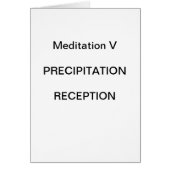 DK Meditation Series: Meditation V - CARD (Front)