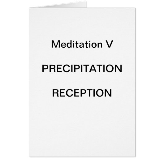 DK Meditation Series: Meditation V - CARD (Front)