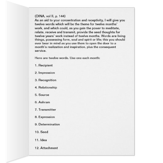 DK Meditation Series: Meditation V - CARD (Inside (Right))