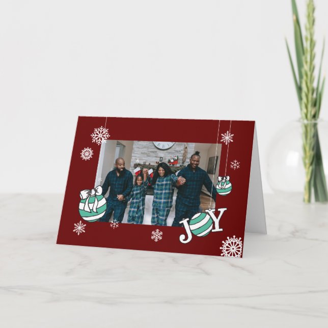 DK Ornament Photo Christmas Cards OnlineChristmas (Front)