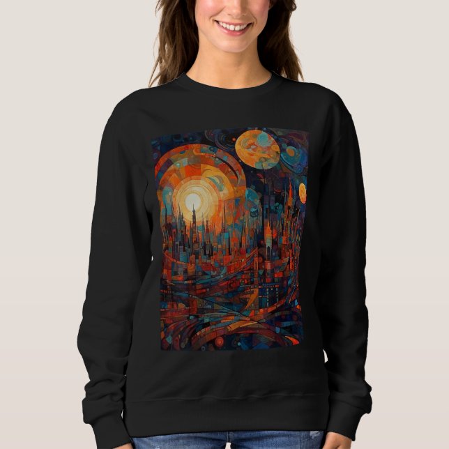 DKH138 Sci fi Graphic  One for the Journey Sweatshirt (Front)