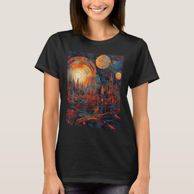 DKH138 Sci fi Graphic  One for the Journey T-Shirt (Front)